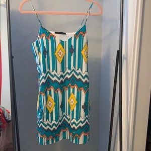 Aztec print summer dress